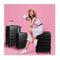 3 Pieces Luggage Sets Suitcase Black