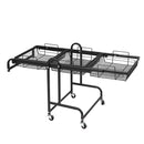 3 Tier Kitchen Trolley Cart Swivel