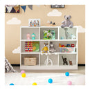 3 Tier Open Bookshelf Storage Cabinet With 8 Cubies