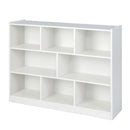3 Tier Open Bookshelf Storage Cabinet With 8 Cubies