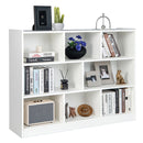 3 Tier Open Bookshelf Storage Cabinet With 8 Cubies
