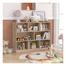 3 Tier Open Bookshelf Storage Cabinet With 8 Cubies
