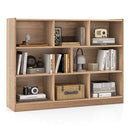 3 Tier Open Bookshelf Storage Cabinet With 8 Cubies