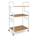 3 Tier Rolling Printer Stand With Storage Shelves For Shredder Scanner