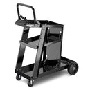 3 Tier Welding Cart Rolling Welder Cart With Tilt Table And 4 Wheels
