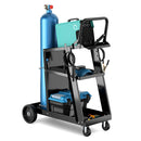 3 Tier Welding Cart Rolling Welder Cart With Tilt Table And 4 Wheels