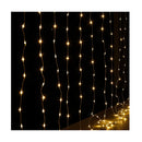 3X3M Christmas Lights Curtain String Light 300 Led Warm White