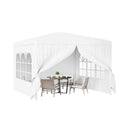 3 X 3M Outdoor Patio Pavilion Screen Gazebo Shelter White