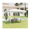 3 X 3M Outdoor Patio Pavilion Screen Gazebo Shelter White