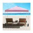 3 X 3 M Pop Up Canopy Tent With 1 Sidewall And Wheeled Bag