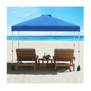 3 X 3 M Pop Up Canopy Tent With 1 Sidewall And Wheeled Bag