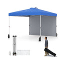 3 X 3 M Pop Up Canopy Tent With 1 Sidewall And Wheeled Bag