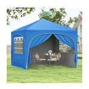 3 X 3M Pop Up Canopy Tent With 4 Removable Sidewall And Wheeled Bag