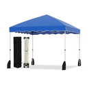 3 X 3 Pop Up Canopy Tent Foldable With Wheeled Bag And 4 Sandbags Blue