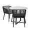 3x Outdoor Dining Set Sintered Stone Table Bistro Set