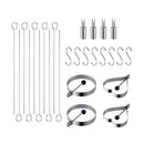 BBQ Tool Set Stainless Steel Utensil Grill Cook Clean Kit