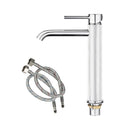 Brass Tall Round Basin Mixer Tap Bench Top Vanity