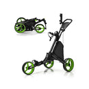 3 Wheel Folding Golf Walking Push Cart With Coated Storage Bag