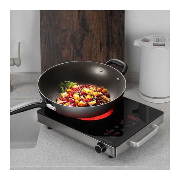Electric Ceramic Cooktop Any Pot Hob Stove Touch Knob Control