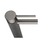 Tall Brass Round Basin Mixer Tap Pin Lever Vanity