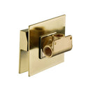 Bath Square Wall Shower Basin Hot Cold Water Mixer Tap Brass