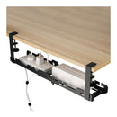Under Desk Management Cable Tray Cord Wire Power Holder Extendable