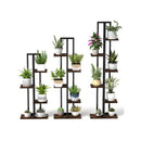 3 Pieces Multi Tiered Plant Stand Set For Balcony