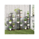 3 Pieces Multi Tiered Plant Stand Set For Balcony