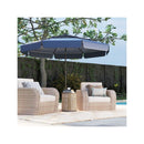 Solar Patio Umbrella With 32 Led Lights And 3 Tier Vented Top