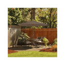 Patio Sunshade Umbrella With 8 Bamboo Ribs