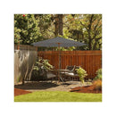 Patio Sunshade Umbrella With 8 Bamboo Ribs