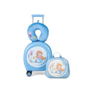 4 Piece Kids Luggage Suitcase Set With Hardside Spinner