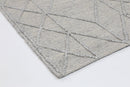 Sage Crest Grey Tribal Wool Rug