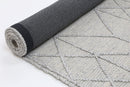 Sage Crest Grey Tribal Wool Rug