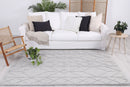 Sage Crest Grey Tribal Wool Rug