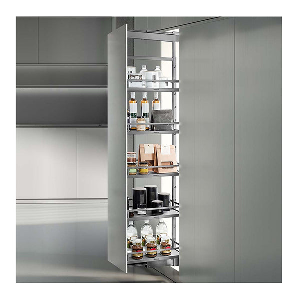 Diamond Pro Pull Out Pantry Unit 400Mm Cabinet 5 Trays