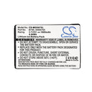 Cameron Sino Cs Moi567Sl 1800Mah Battery For Motorola Mobile