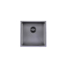 Stainless Steel Kitchen And Laundry Sink 440Mm Single Bowl Gunmetal