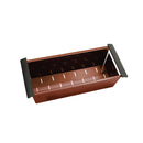 450Mm Square Stainless Steel Sink Colander Drying Basket