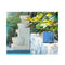4 Bowl Solar Powered Water Feature Fountain With Led Light Sand Colour