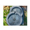 4 Bowl Solar Powered Water Feature Fountain With Led Lights Charcoal