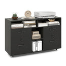 4 Drawer Mobile File Cabinet With Lock For Home Office