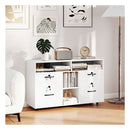 4 Drawer Mobile File Cabinet With Lock For Home Office