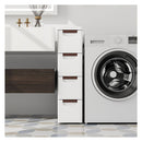4Drawer Rolling Organizer Unit With Built In Wheels And Cart Container