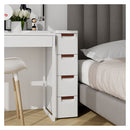 4Drawer Rolling Organizer Unit With Built In Wheels And Cart Container