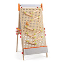 4 In 1 Adjustable Kids Art Easel With Double Sided Blackboard