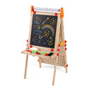 4 In 1 Adjustable Kids Art Easel With Double Sided Blackboard