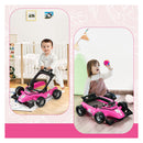 4 In 1 Foldable Activity Car Walker With Adjustable Height Light Pink