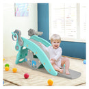 4 In 1 Rocking Horse And Slide Set For Kids Blue