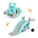 4 In 1 Rocking Horse And Slide Set For Kids Blue